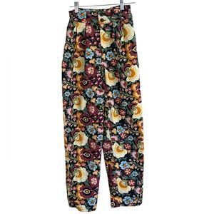 Lucy & Yak Addison Organic Twill Ola Print Floral Trousers W26